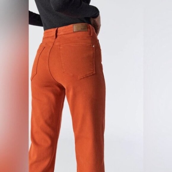 Mavi Barcelona Jeans wide leg Orange Size 26 - Picture 2 of 16